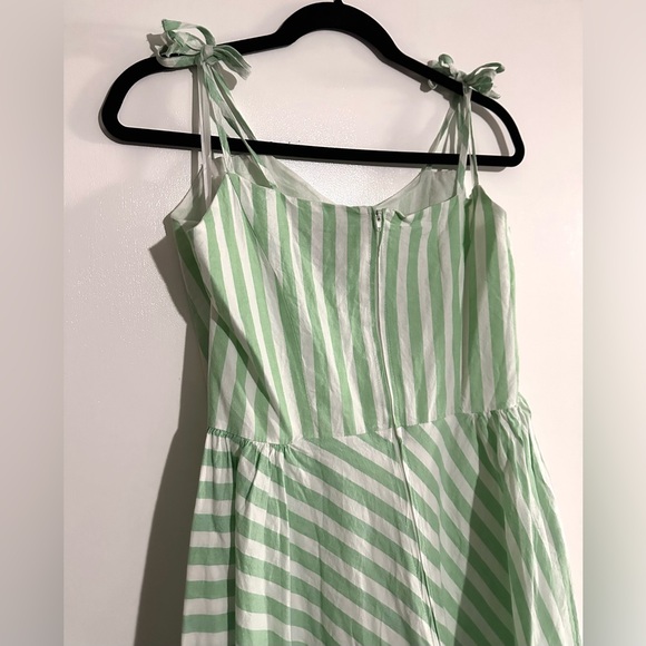 Banned Apparel 50s Candy Stripe Strappy Sundress in Green NWOT Size Large - Picture 7 of 12